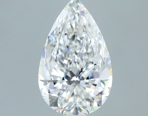 0.8 carat D-VVS2 Natūralus Pear Deimantas (1)