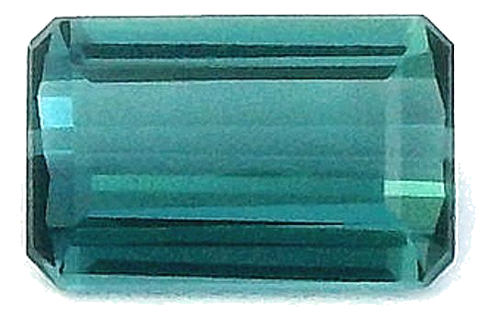 0.48 carat BLUE STEP cut Octagonal Tourmaline (1)