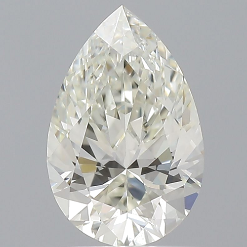 0.61 carat K-VVS2 Natūralus Pear Deimantas (1)