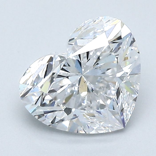 1.74 carat D-SI1 Natūralus Heart Deimantas (1)