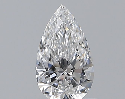 0.51 carat E-VVS2 Natūralus Pear Deimantas (1)