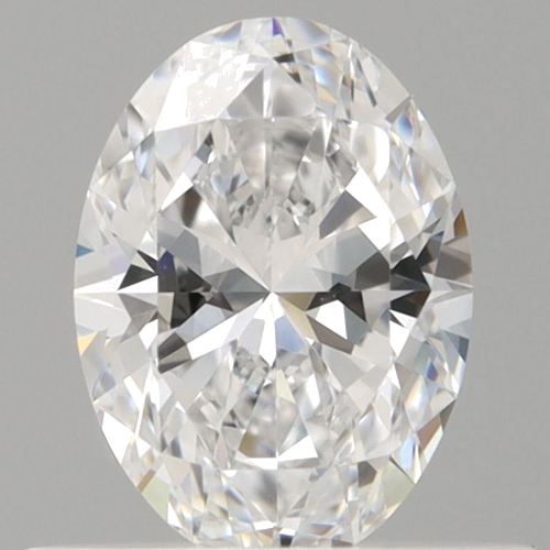 0.53 carat D-VVS2 Natūralus Oval Deimantas (1)