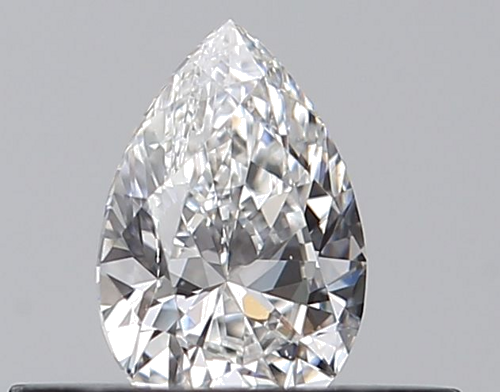 0.28 carat E-VVS2 Natūralus Pear Deimantas (1)