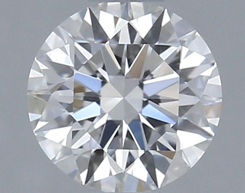 0.41 carat F-VVS1 Excellent cut Natūralus Round Deimantas (1)