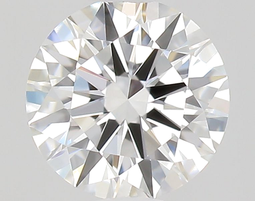 0.37 carat F-VVS1 Excellent cut Natūralus Round Deimantas (1)