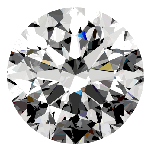0.3 carat D-VS2 Very Good cut Natūralus Round Deimantas (1)