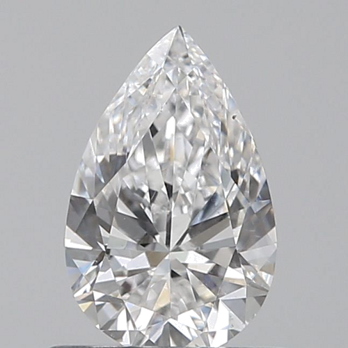 0.59 carat E-SI1 Natūralus Pear Deimantas (1)