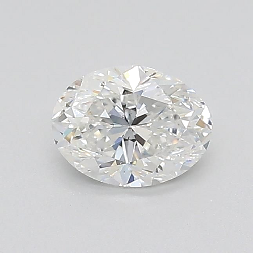 0.5 carat E-SI1 Natūralus Oval Deimantas (1)