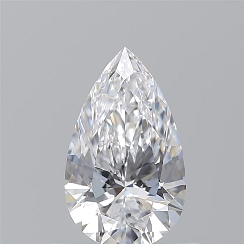 0.7 carat D-VS2 Natūralus Pear Deimantas (1)