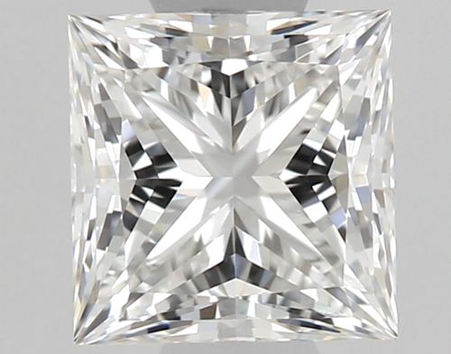 0.56 carat F-IF Natūralus Princess Deimantas (1)