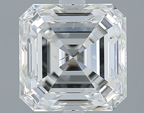 2.01 carat H-SI1 Natūralus Asscher Deimantas (1)