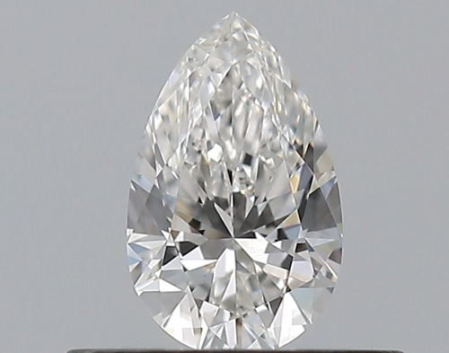 0.31 carat F-VVS1 Natūralus Pear Deimantas (1)