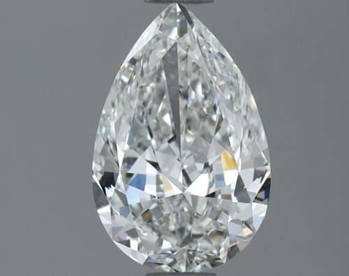 1.2 carat H-VVS1 Natūralus Pear Deimantas (1)