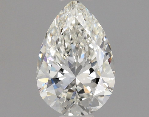 0.51 carat H-VVS1 Natūralus Pear Deimantas (1)
