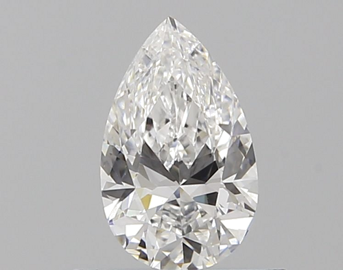 0.5 carat E-VVS2 Natūralus Pear Deimantas (1)
