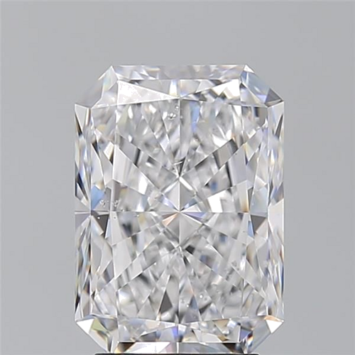 3.51 carat D-SI2 Natūralus Radiant Deimantas (1)