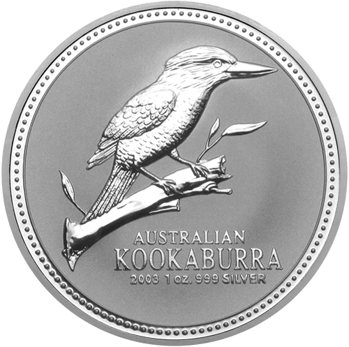 2003 Kookaburra Australia 1 oz silver coin (1)