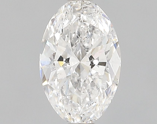 0.7 carat F-SI2 Natūralus Oval Deimantas (1)