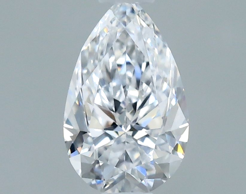 0.4 carat D-VVS1 Natūralus Pear Deimantas (1)
