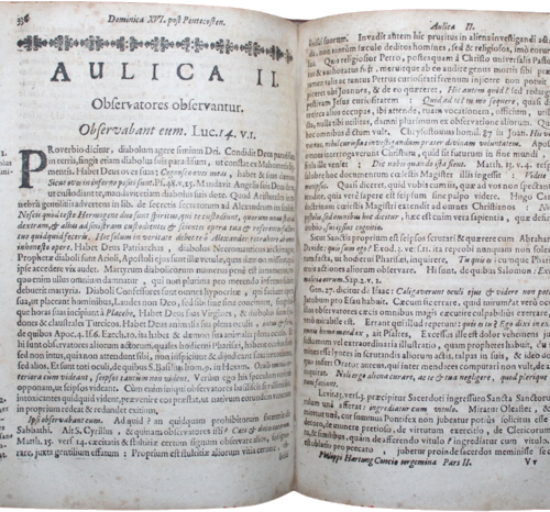Antikvāra grāmata “Concionis Tergeminae”. Pars II (P. Hartung, 1700. g., Ķelne) (3)