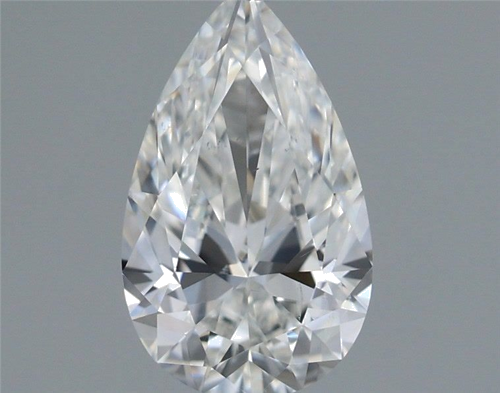0.7 carat G-SI2 Natūralus Pear Deimantas (1)