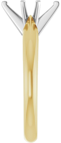 Sužadėtuvių Žiedas „Solitaire“ 14k yellow/white gold Marquise 8.5mm x 4.5mm (4)