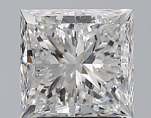 2.2 carat E-IF Natūralus Princess Deimantas (1)