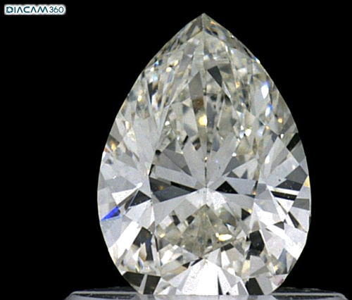 0.57 carat J-VS1 Natūralus Pear Deimantas (1)