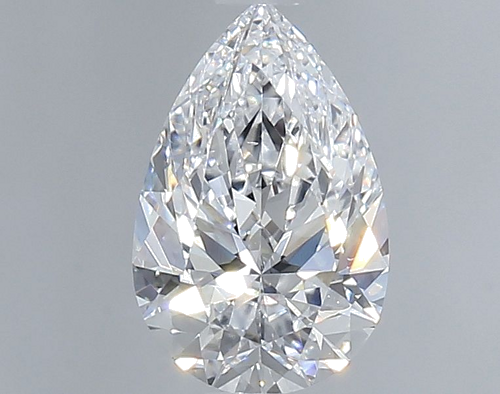 0.9 carat D-VS1 Natūralus Pear Deimantas (1)