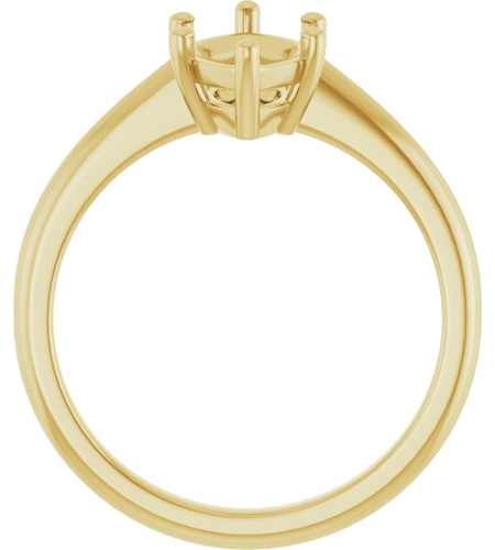 Sužadėtuvių Žiedas „Solitaire“ 14k yellow gold Marquise 12mm x 6mm (2)