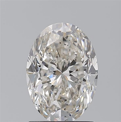 1.7 carat H-SI2 Natūralus Oval Deimantas (1)