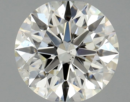 0.46 carat I-SI1 Excellent cut Natūralus Round Deimantas (1)