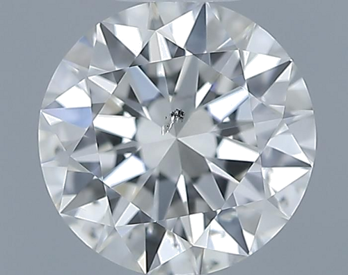0.5 carat J-SI2 Excellent cut Natūralus Round Deimantas (1)