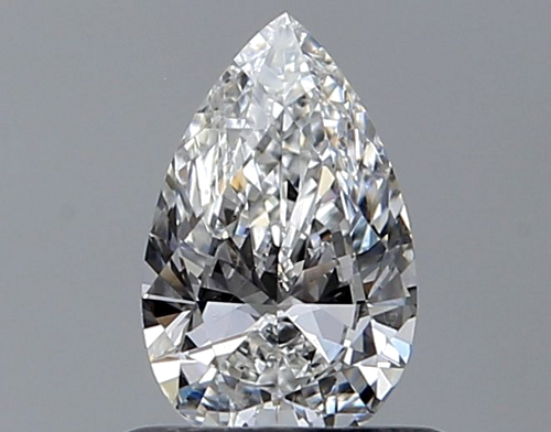 0.52 carat E-SI1 Natūralus Pear Deimantas (1)
