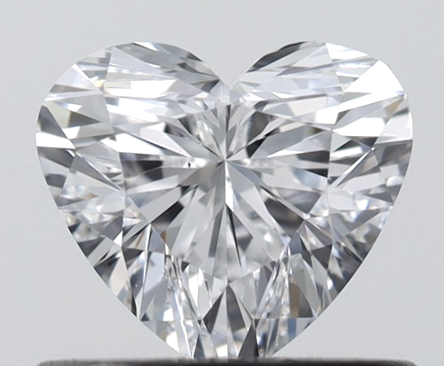 0.5 carat D-VS2 Natūralus Heart Deimantas (1)