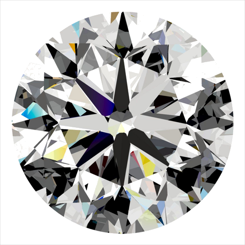 0.3 carat H-VS2 Very Good cut Natūralus Round Deimantas (1)