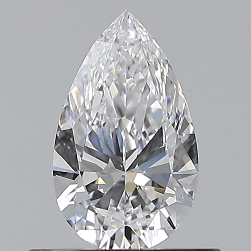 0.5 carat D-VVS1 Natūralus Pear Deimantas (1)