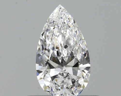 0.37 carat D-VVS1 Natūralus Pear Deimantas (1)