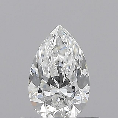 0.5 carat E-VS2 Natūralus Pear Deimantas (1)