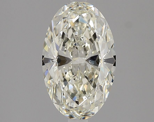 1.9 carat K-SI2 Natūralus Oval Deimantas (1)