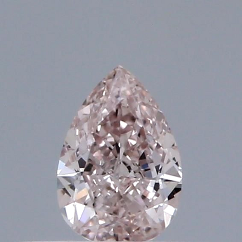 0.3 carat Fancy Light Orangey Pink-VS2 Natūralus Pear Deimantas (1)