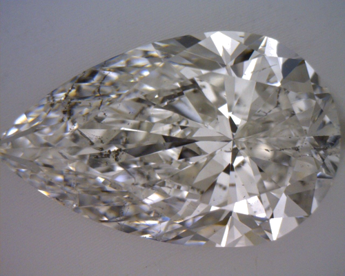 2.33 carat I-SI2 Natūralus Pear Deimantas (1)