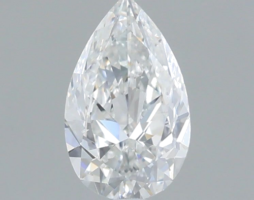 0.5 carat E-SI1 Natūralus Pear Deimantas (1)
