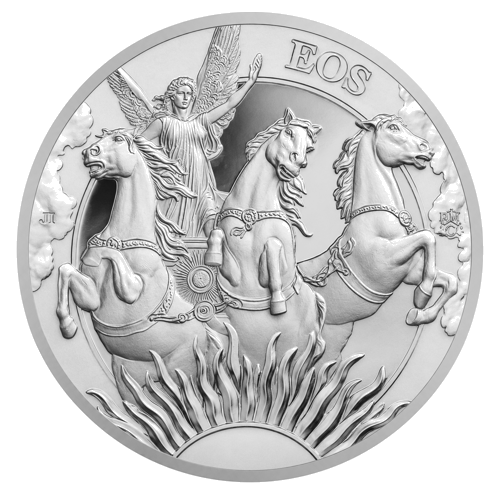 1 oz Богиня Эос 2023 Остров Святой Елены серебряная монета (1)