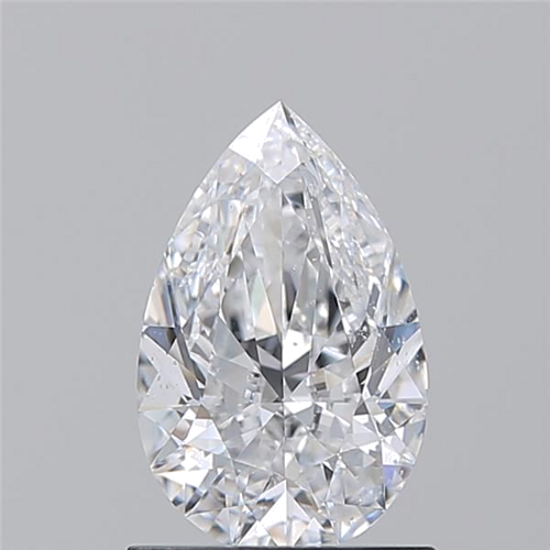 1.01 carat D-SI2 Natūralus Pear Deimantas (1)