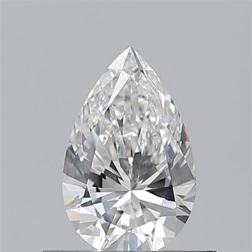 0.51 carat F-VVS1 Natūralus Pear Deimantas (1)
