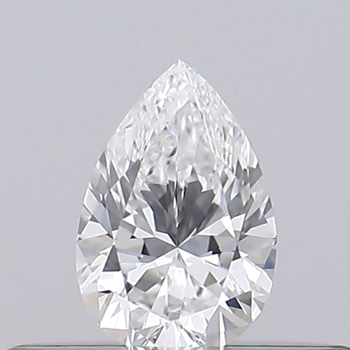 0.18 carat E-VS2 Natūralus Pear Deimantas (1)