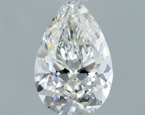 0.5 carat G-VVS2 Natūralus Pear Deimantas (1)