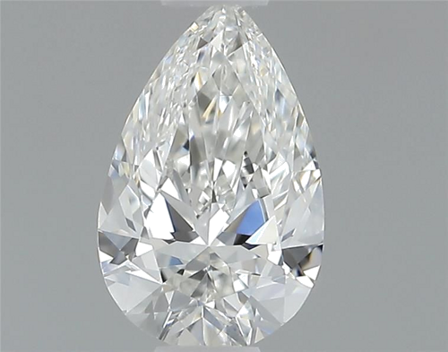 0.3 carat F-VVS1 Natūralus Pear Deimantas (1)