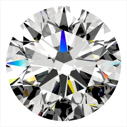 0.42 carat G-VVS1 Excellent cut Natūralus Round Deimantas (1)